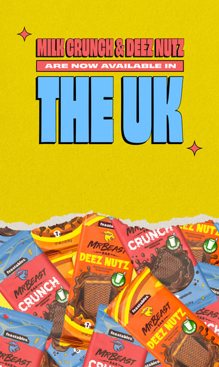 Milk Crunch & Deez Nutz and now available in the United Kingdom.
